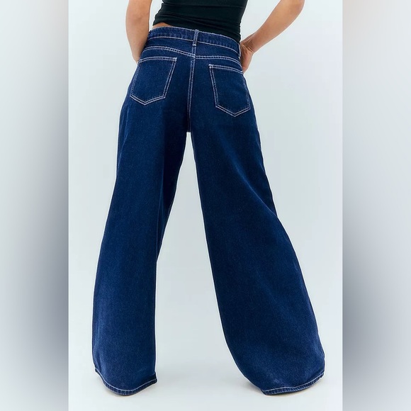 Zara Denim - Zara Dark Blue Flare Jeans